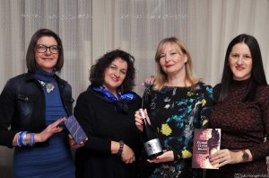 Poezija i Carić vina (1)F.Gamulin, M. Vukelić, Ivana K. Carić, Katarina Makjanić
