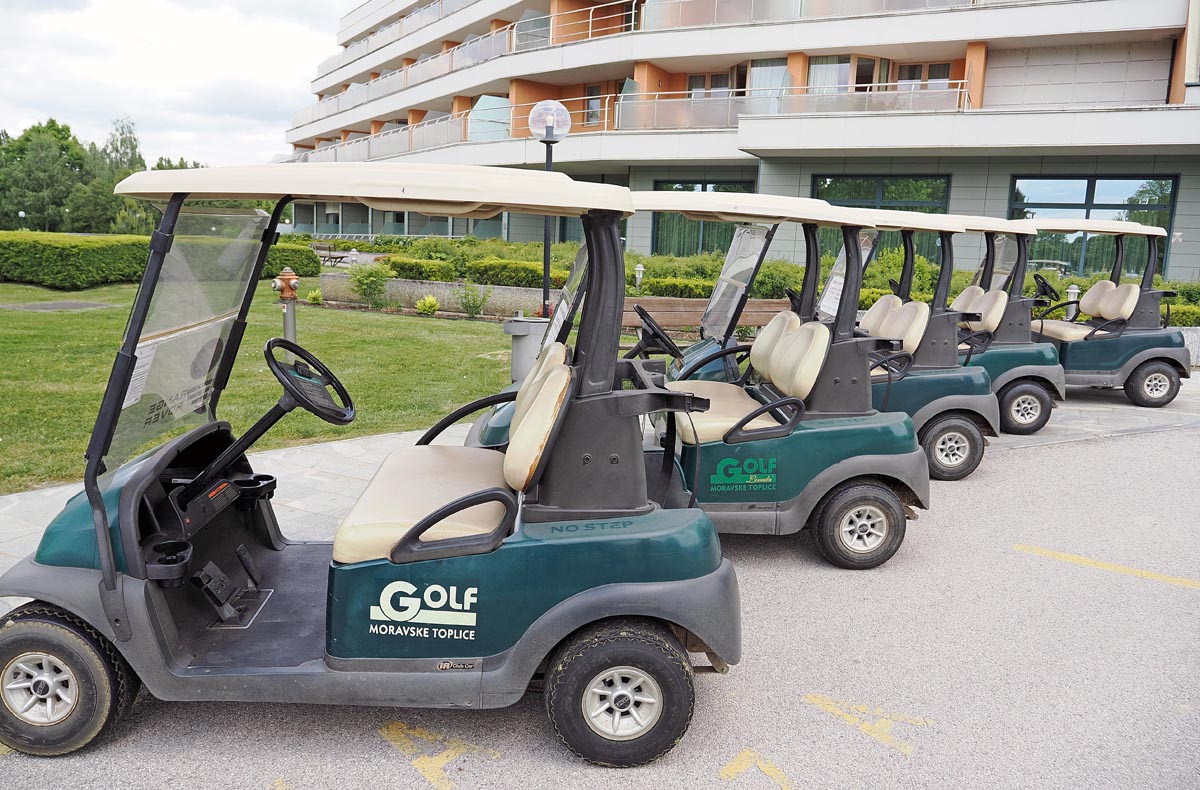 Golf vozila u Moravskim Toplicama